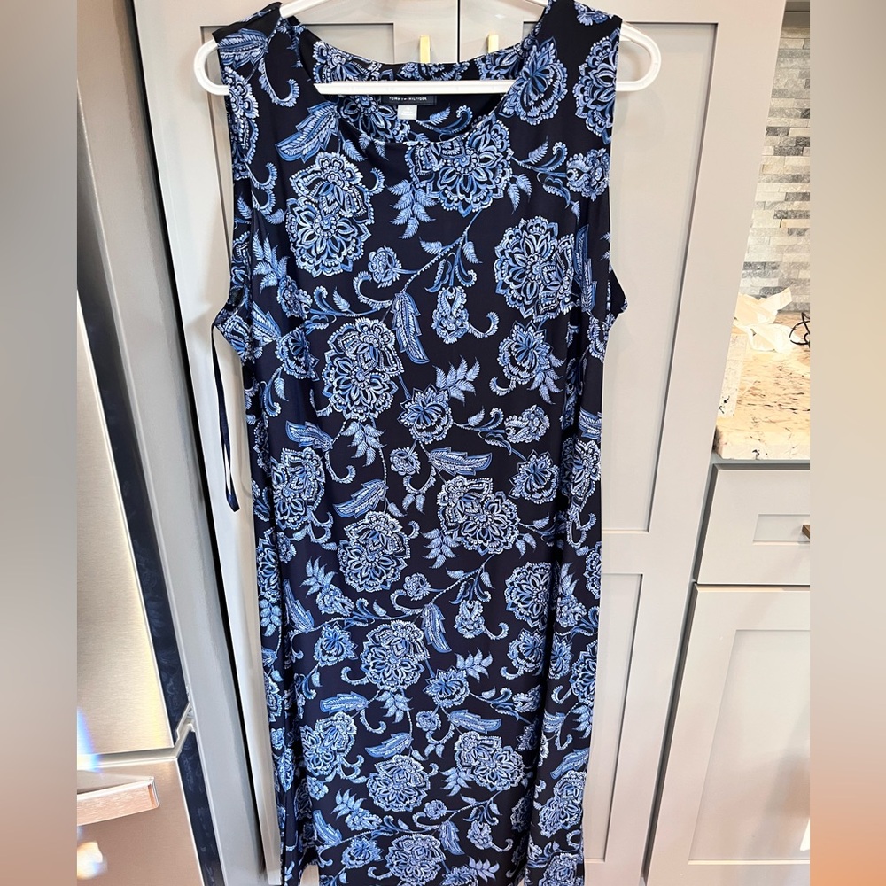 Tommy Hilfiger Blue and Black Women's Dress